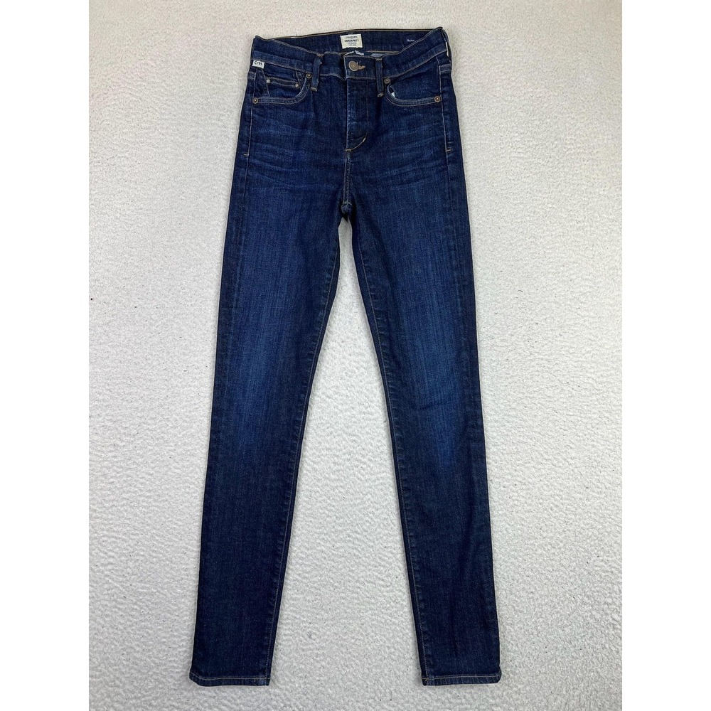 Citizens Of‎ Humanity Rocket High Rise Skinny Jeans Womens 24 Blue Stretch Denim